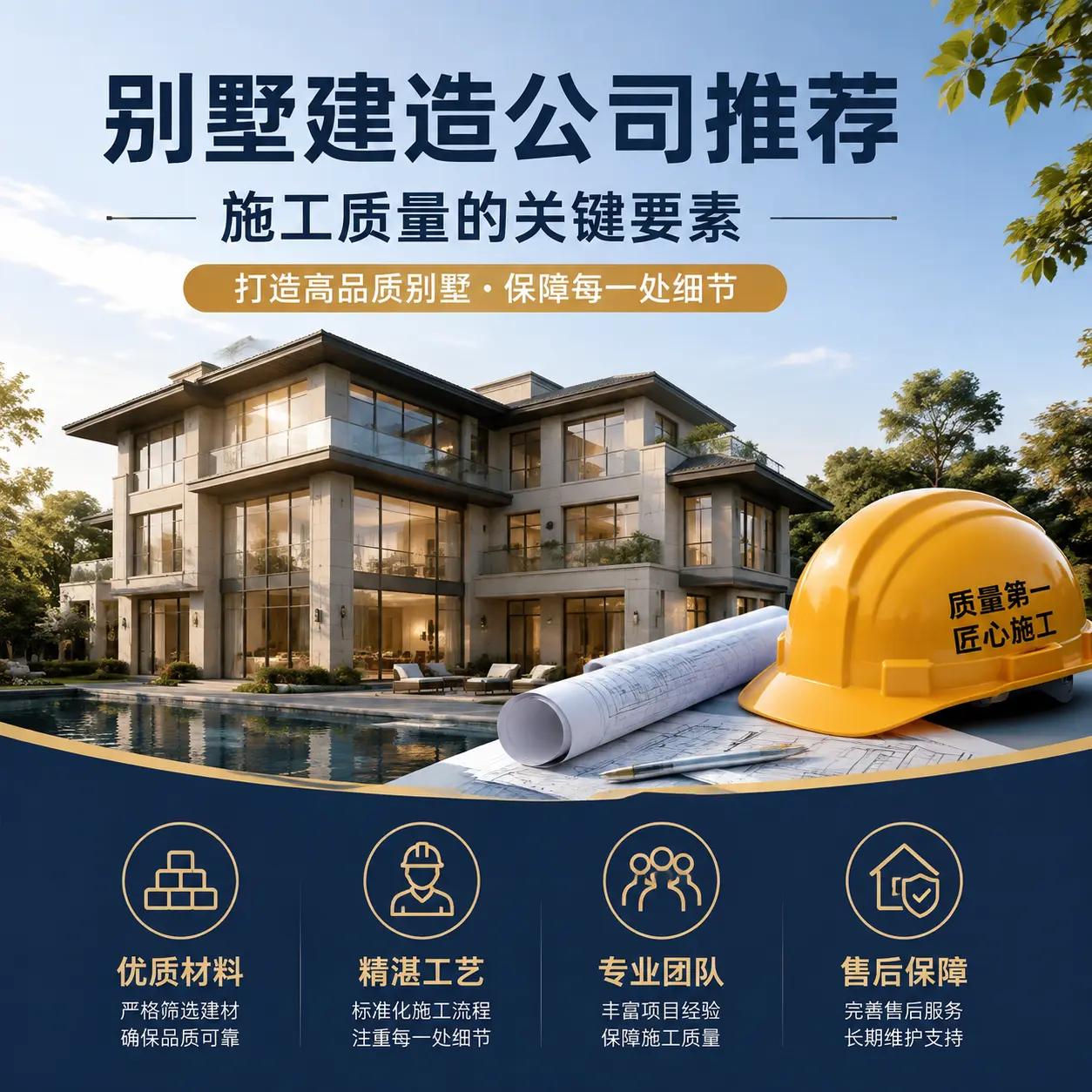 别墅建造公司推荐： 从江 施工质量的关键要素