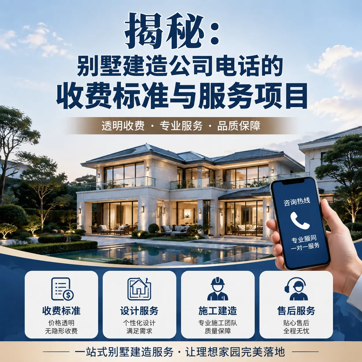 揭秘：从江别墅建造公司电话的收费标准与服务项目
