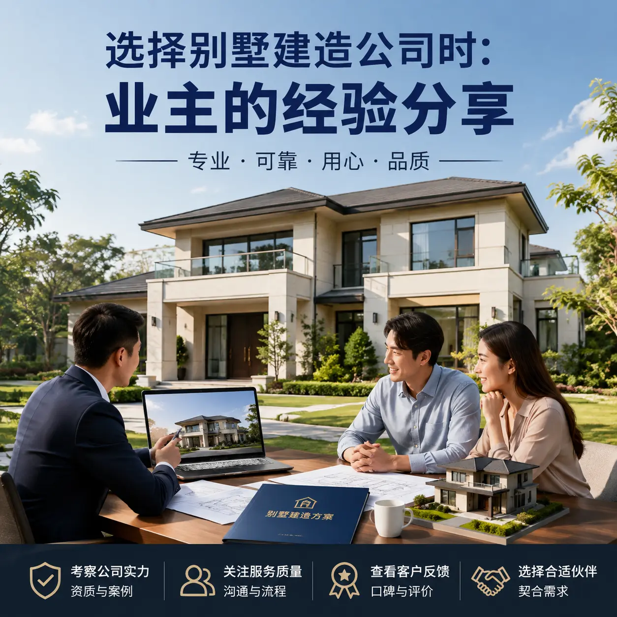 选择别墅建造公司时： 从江 业主的经验分享