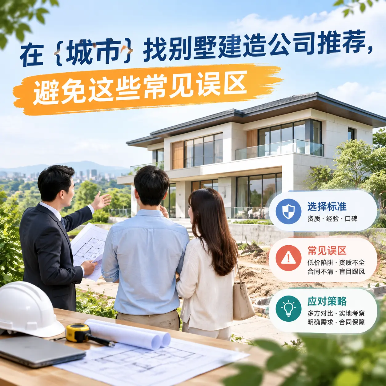 在 从江 找别墅建造公司推荐，避免这些常见误区