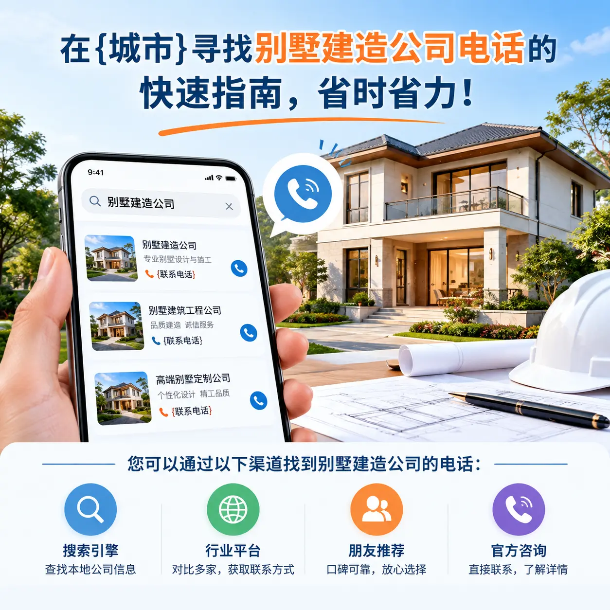 在从江寻找别墅建造公司电话的快速指南，省时省力！