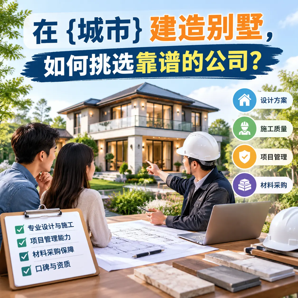 在 从江 建造别墅,如何挑选靠谱的公司?