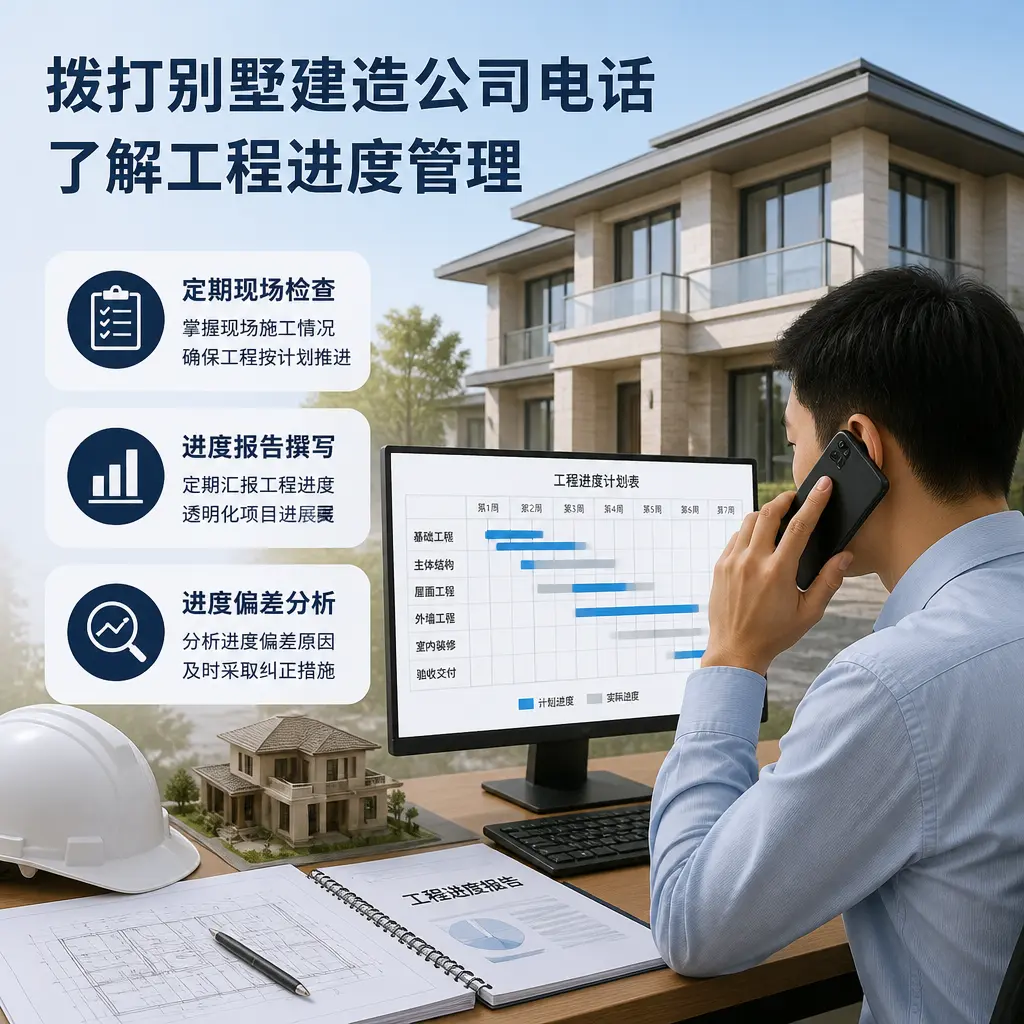 拨打从江别墅建造公司电话，了解工程进度管理