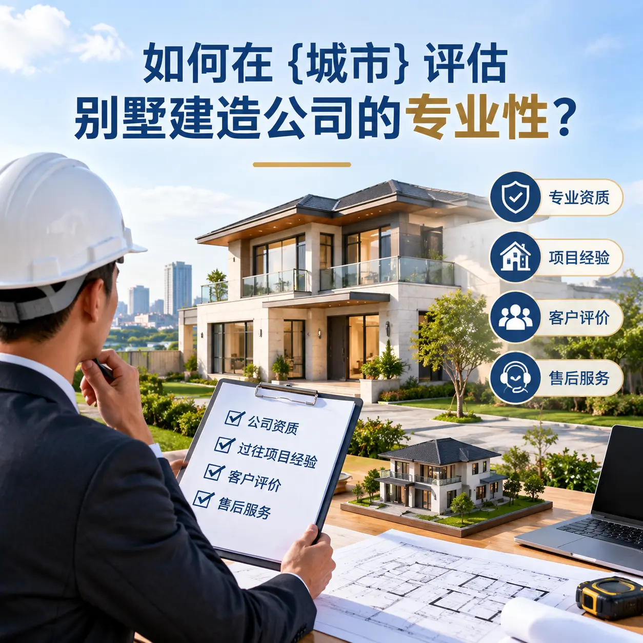 如何在 从江 评估别墅建造公司的专业性？